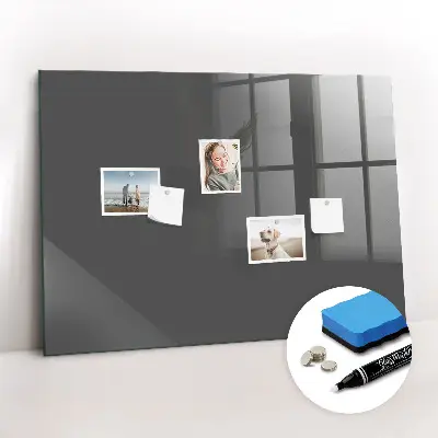 Beschreibbare magnettafel küche Farbe grau