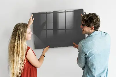 Beschreibbare magnettafel küche Farbe grau