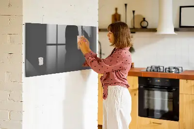 Beschreibbare magnettafel küche Farbe grau