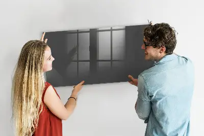 Beschreibbare magnettafel küche Farbe grau