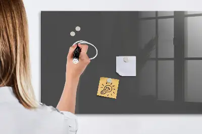 Beschreibbare magnettafel küche Farbe grau