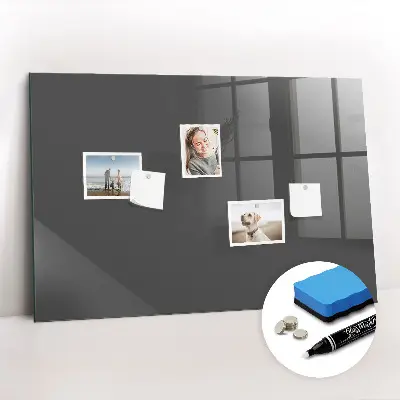 Beschreibbare magnettafel küche Farbe grau