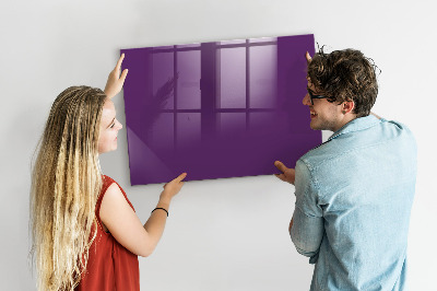 Magnetische Glastafel Violett