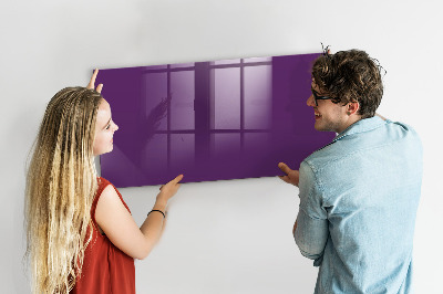 Magnetische Glastafel Violett