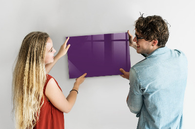 Magnetische Glastafel Violett