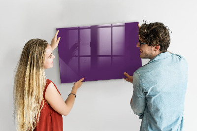 Magnetische Glastafel Violett