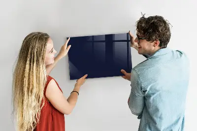 Beschreibbare magnettafel küche Dunkle marineblaue Farbe