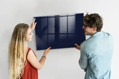 Beschreibbare magnettafel küche Dunkle marineblaue Farbe