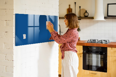 Magnetische Glastafel Farbe blau