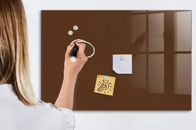 Beschreibbare magnettafel küche Braune Farbe