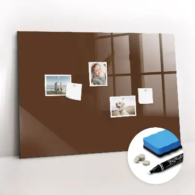 Beschreibbare magnettafel küche Braune Farbe