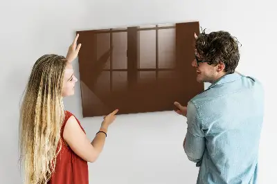 Beschreibbare magnettafel küche Braune Farbe