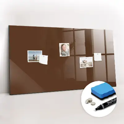 Beschreibbare magnettafel küche Braune Farbe