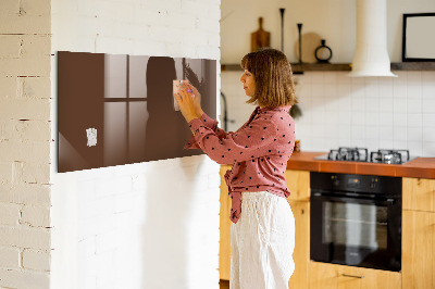 Magnettafel Braune Farbe