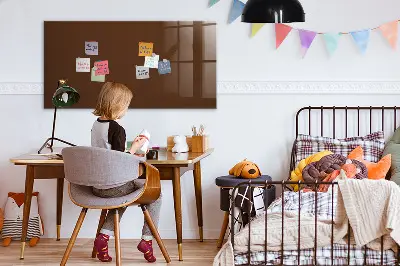 Beschreibbare magnettafel küche Braune Farbe
