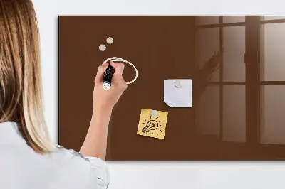 Beschreibbare magnettafel küche Braune Farbe