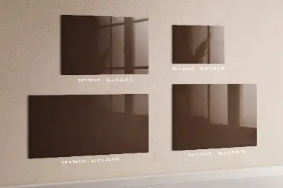 Beschreibbare magnettafel küche Braune Farbe