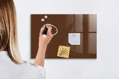 Beschreibbare magnettafel küche Braune Farbe