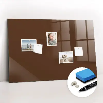 Beschreibbare magnettafel küche Braune Farbe