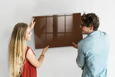 Beschreibbare magnettafel küche Braune Farbe