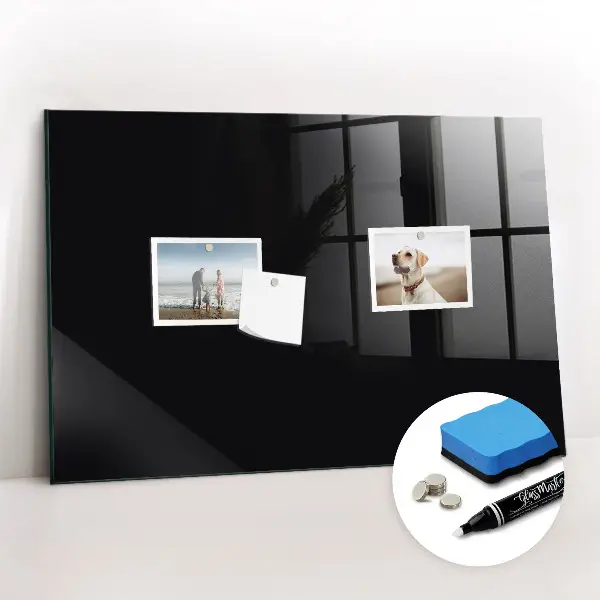 Schreib magnettafel Farbe: Schwarz