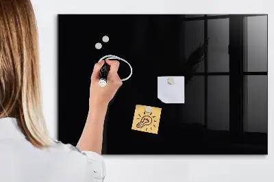 Schreib magnettafel Farbe: Schwarz