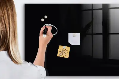 Schreib magnettafel Farbe: Schwarz