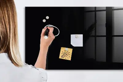 Schreib magnettafel Farbe: Schwarz