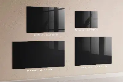 Schreib magnettafel Farbe: Schwarz
