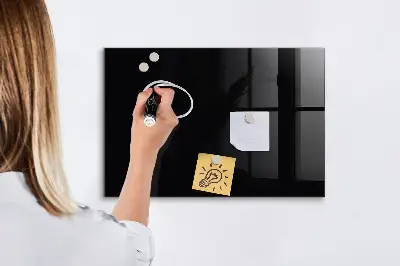 Schreib magnettafel Farbe: Schwarz