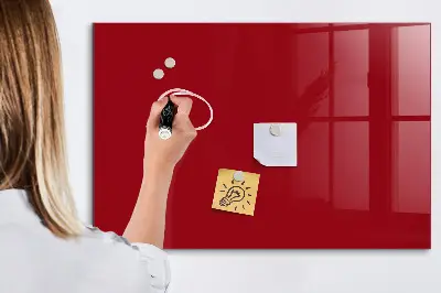 Schreib magnettafel Farbe rot