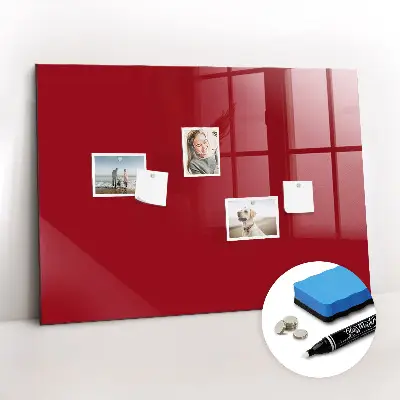 Schreib magnettafel Farbe rot