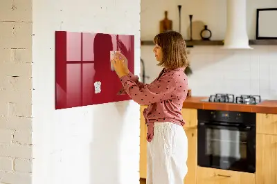 Schreib magnettafel Farbe rot