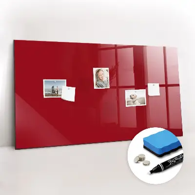 Schreib magnettafel Farbe rot