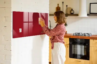 Schreib magnettafel Farbe rot