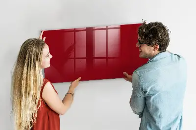 Schreib magnettafel Farbe rot
