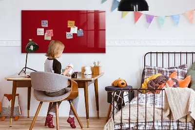 Schreib magnettafel Farbe rot