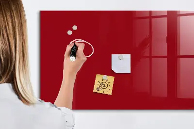 Schreib magnettafel Farbe rot