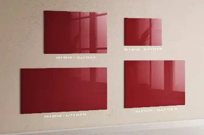 Schreib magnettafel Farbe rot