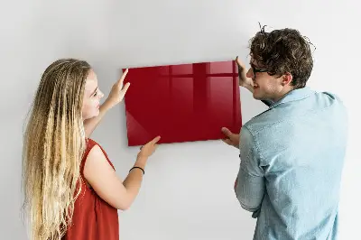 Schreib magnettafel Farbe rot