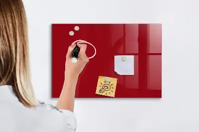 Schreib magnettafel Farbe rot