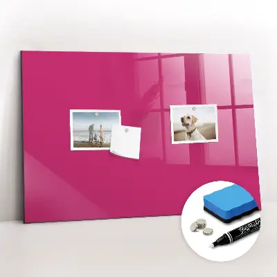 Beschreibbare magnettafel küche Kräftige rosa Farbe