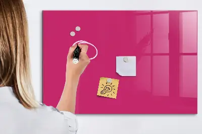 Beschreibbare magnettafel küche Kräftige rosa Farbe