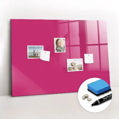 Beschreibbare magnettafel küche Kräftige rosa Farbe