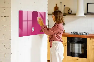 Beschreibbare magnettafel küche Kräftige rosa Farbe