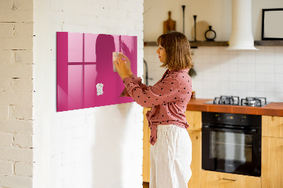 Magnetische, trocken abwischbare Tafel Kräftige rosa Farbe