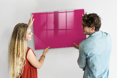 Magnetische, trocken abwischbare Tafel Kräftige rosa Farbe