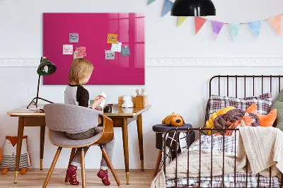 Beschreibbare magnettafel küche Kräftige rosa Farbe