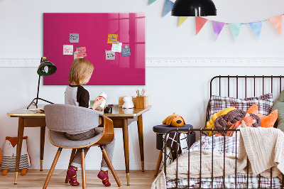 Magnetische, trocken abwischbare Tafel Kräftige rosa Farbe