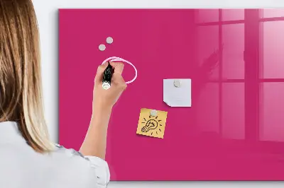 Beschreibbare magnettafel küche Kräftige rosa Farbe